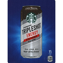 DS22STECM15 - D.N. HVV Starbucks TripleShot Energy Caffe Mocha Label (15oz Can with Calorie) - 5 5/16" X 7 13/16"