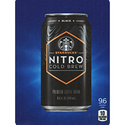DS22SNCBUB9.6 - D.N. HVV Starbucks Nitro Cold Brew Unsweet Black Label (9.6oz Can with Calorie) - 5 5/16" X 7 13/16"