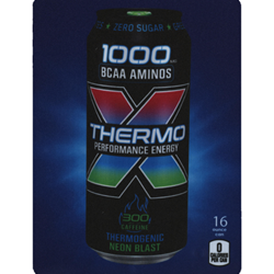 DS22RTNB16 - D.N. HVV Rockstar Thermo Neon Blast Label (16oz Can with Calorie) - 5 5/16" x 7 13/16"