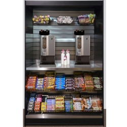 ASMMS492KB - All-State Micro Market Kiosk/Stand Kit- Black, 78" x 49" x 12"- SHIPPING INCLUDED!