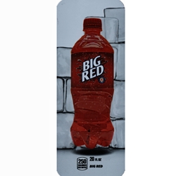 DS33BR20 - Royal Chameleon Big Red Label (20oz Bottle with Calorie) - 3 5/8" x 10"