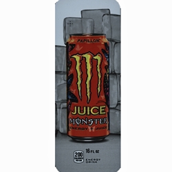 DS33MP16 - Royal Chameleon Monster Energy + Juice Papillon Label (16oz Can with Calorie) - 3 5/8" x 10"