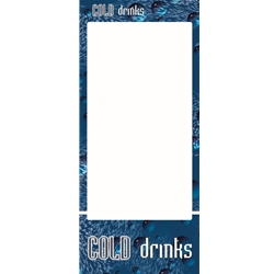 DS7187 - DN 3800 Bevmax 4 Top & Bottom Cold Drink Decal Set- 51.175" x 28.003"