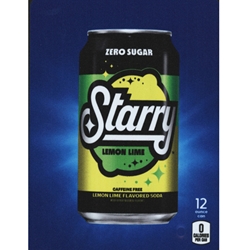 DS22SZLL12 - D.N. HVV Starry Zero Lemon Lime Label (12oz Can with Calorie) - 5 5/16" x 7 13/16"