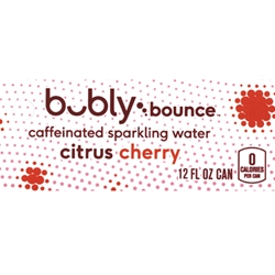 DS42BBCC12 - Bubly Bounce Citrus Cherry Label (12oz Can with Calorie) - 1 3/4" x 3 19/32"