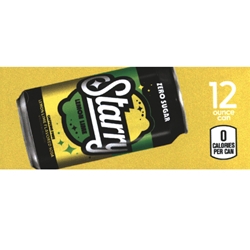DS42SZLL12 - Starry Zero Lemon Lime Label (12oz Can with Calorie) - 1 3/4" x 3 19/32"