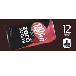 DS42DRPSCZ12 - Dr. Pepper Strawberries & Cream Zero Label (12oz Can with Calorie) - 1 3/4" x 3 19/32"