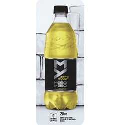 DS33MYZ20 - Royal Chameleon Mello Yellow Zero Sugar Label (20oz Bottle with Calorie) - 3 5/8" x 10"