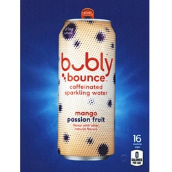 DS22BBMP16 - D.N. HVV Bubly Bounce Mango Passionfruit Label (16oz Can with Calorie) - 5 5/16" x 7 13/16"