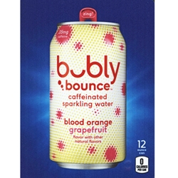 DS22BBBOG12 - D.N. HVV Bubly Bounce Blood Orange Grapefruit Label (12oz Can with Calorie) - 5 5/16" x 7 13/16"