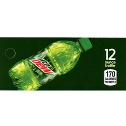 DS42MTBL - Mt. Dew Label (12oz Bottle with Calorie) - 1 3/4" x 3 19/32"