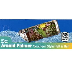 DS42APL - Arnold Palmer Southern Style Half & Half Label (23oz Can with Calorie) - 1 3/4" x 3 19/32"