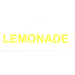 DS42GEL - Generic Lemonade Label - 1 3/4" x 3 19/32"