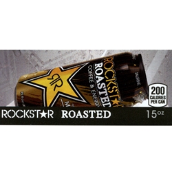 DS42RRR - Rockstar Roasted Mocha Label (15oz Can with Calorie) - 1 3/4" x 3 19/32"