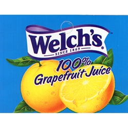 DS25WGJL - Welch's Grapefruit Juice Label - 2 5/16" x 3 1/2"