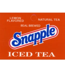 DS25SIT - Snapple Iced Tea Label - 2 5/16" x 3 1/2"