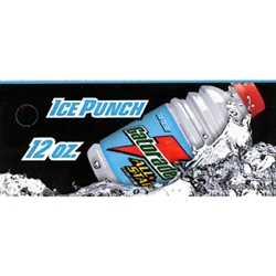 DS42GIP - Gatorade Ice Punch Label (12oz Bottle with Calorie) - 1 3/4" x 3 19/32"