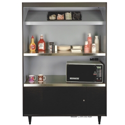 DS492-4-HT-N/L - All State Condiment Stand- 49" Wide W/1 Cutlery Tray- SHIPPING INCLUDED!