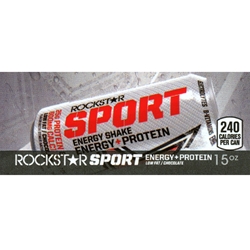 DS42RPES - Rockstar Sport Chocolate Label (15oz Can with Calorie) - 1 3/4" x 3 19/32"