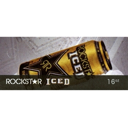 DS42RIS - Rockstar Iced Label (16oz Can with Calorie) - 1 3/4" x 3 19/32"