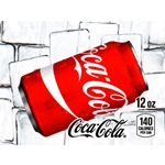 DS25CC12 - Coke Label (12oz Can with Calorie) - 2 5/16" x 3 1/2"