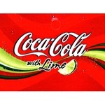 DS25CCL - Coca-Cola with Lime Label - 2 5/16" x 3 1/2"