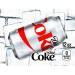 DS25DC12 - Diet Coke Label (12 oz Can with Calorie) - 2 5/16" x 3 1/2"