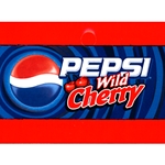 DS25PWC - Pepsi Wild Cherry Label - 2 5/16" x 3 1/2"