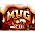 DS25M - Mug Root Beer Label - 2 5/16" x 3 1/2"