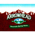 DS25AS - Arrowhead Water Label - 2 5/16" x 3 1/2"