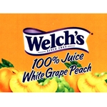 DS25WWGP - Welch's White Grape Peach Juice Label - 2 5/16" x 3 1/2"