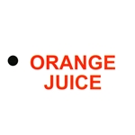 DS25GOJ - Generic Orange Juice Label - 2 5/16" x 3 1/2"