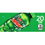 DS42DMD20 - Diet Mt. Dew Label (20oz Bottle with Calorie) - 1 3/4" x 3 19/32"