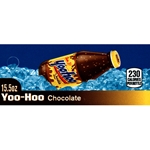 DS42Y155 - Yoo-Hoo Chocolate Label (15.5 oz Bottle with Calorie) - 1 3/4" x 3 19/32"