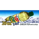 DS42LGTD - Lipton Diet Green Tea with Citrus Label (20oz Bottle with Calorie) - 1 3/4" x 3 19/32"