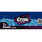 DS42CRG12 - Crush Grape Label (12oz Can with Calories) - 1 3/4" x 3 19/32"