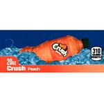 DS42CRP20 - Crush Peach Label (20oz Bottle with Calorie) - 1 3/4" x 3 19/32"