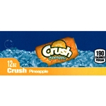 DS42CRPA12 - Crush Pineapple Label (12oz Can with Calorie) - 1 3/4" x 3 19/32"