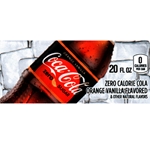 DS42CZSOV20 - Coke Zero Sugar Orange Vanilla Label (20oz Bottle with Calorie) - 1 3/4" x 3 19/32"