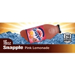 DS42SPL16 - Snapple Pink Lemonade Label (16oz Bottle with Calorie) - 1 3/4" x 3 19/32"