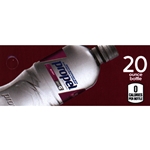 DS42PEWB20 - Propel Electrolyte Water Berry Label (20oz Bottle with Calorie) - 1 3/4" x 3 19/32"