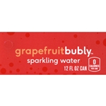 DS42BG12 - Bubly Sparkling Water Grapefruit Label (12oz Can with Calorie) - 1 3/4" x 3 19/32"