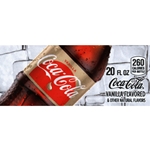 DS42CV20 - Coca-Cola Vanilla Label (20oz Bottle with Calorie) - 1 3/4" x 3 19/32"