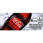 DS42CZSC20 - Coca-Cola Cherry Zero Sugar Label (20oz Bottle with Calorie) - 1 3/4" x 3 19/32"