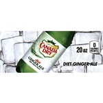 DS42CDD20 - Diet Canada Dry Ginger Ale Label (20oz Angle Bottle with Calorie)  - 1 3/4" x 3 19/32"
