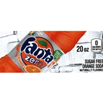 DS42FZO20  - Fanta Zero Orange Label (20oz Bottle with Calorie) - 1 3/4" x 3 19/32"