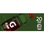 DS42GFKS20 - Gatorade Flow Kiwi Strawberry Label (20oz Bottle with Calorie) - 1 3/4" x 3 19/32"