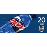 DS42MDV20 - Mt. Dew Voltage Label (20oz Bottle with Calorie) - 1 3/4" x 3 19/32"