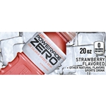 DS42PZS20 - Powerade Zero Strawberry Label (20oz Bottle with Calorie) - 1 3/4" x 3 19/32"