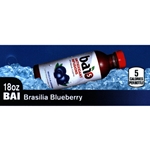 DS42BBB18 - BAI Brasialia Blueberry Label (18oz Bottle with Calorie) - 1 3/4" x 3 19/32"